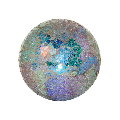 Montage 4-Inch Sphere In Azure Crackle