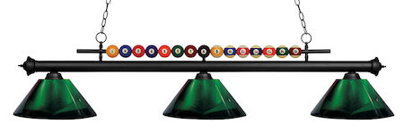 Z-Lite Shark 3 Light Billiard Light 170MB-ARG