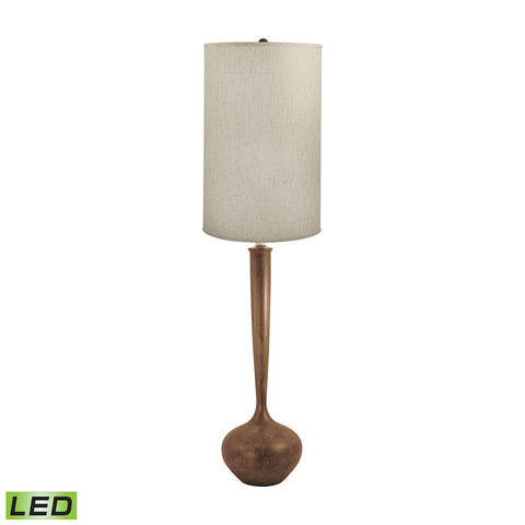 Wooden Tulip LED Floor Lamp