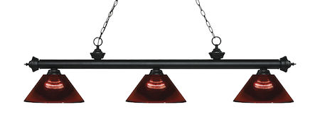 Z-Lite Riviera 3 Light Billiard Light 200-3MB-ARBG