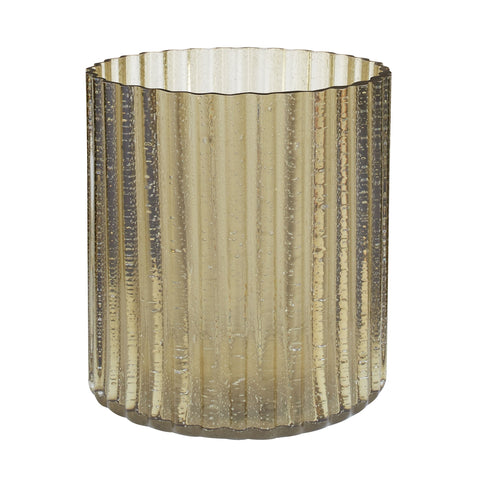 Champagne Fizz Fluted Votive - Large