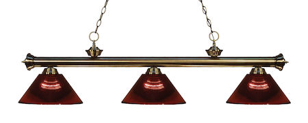 Z-Lite Riviera 3 Light Billiard Light 200-3AB-ARBG