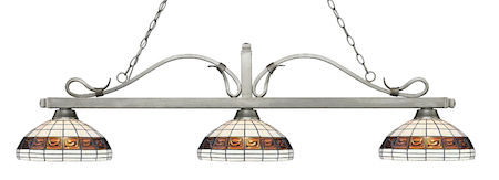 Z-Lite Melrose 3 Light Billiard Light 114-3AS-F14-1