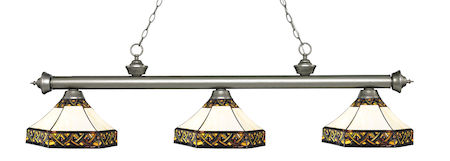 Z-Lite Riviera 3 Light Billiard Light 200-3AS-Z16-30