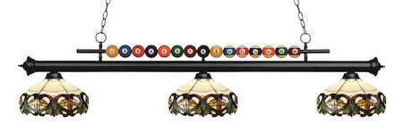 Z-Lite Shark 3 Light Billiard Light 170MB-Z14-33