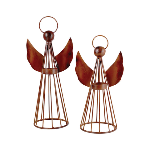 Holiday Set of 2 Angel Lighting