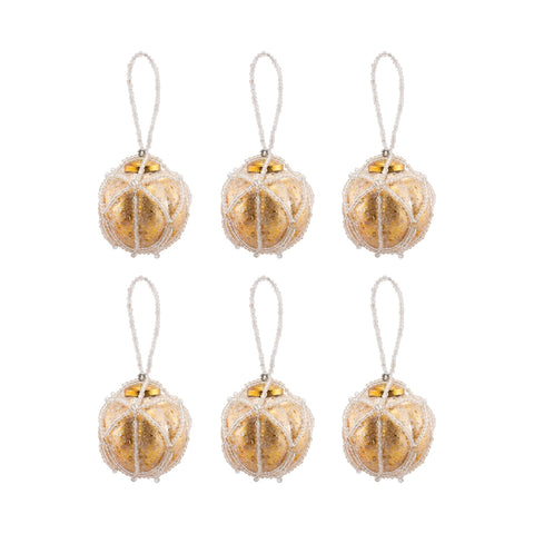 Beaded Ornaments Set - Optic Round