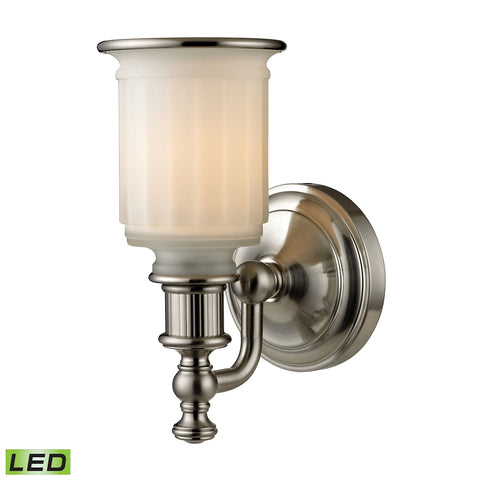 Acadia 1 Light LED Vanity In Brushed Nickel