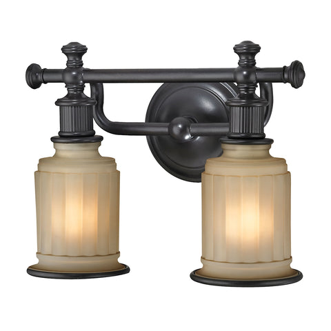 Acadia 2 Light Vanity In Oil Rubbed Bronze