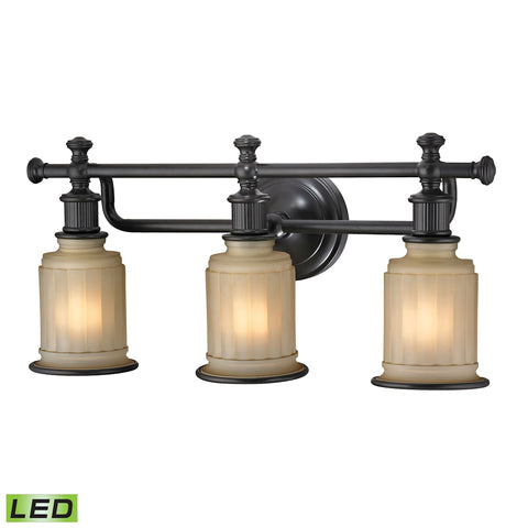 Acadia 3 Light LED Vanity In Oil Rubbed Bronze