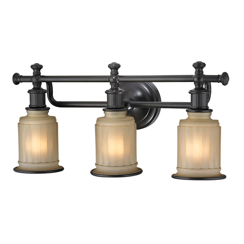 Acadia 3 Light Vanity In Oil Rubbed Bronze