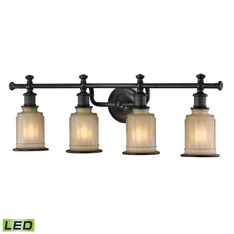 Acadia 4 Light LED Vanity In Oil Rubbed Bronze