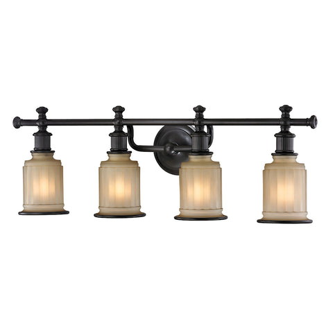 Acadia 4 Light Vanity In Oil Rubbed Bronze