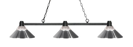 Z-Lite Park Bronze 3 Light Island/Billiard Light 314BRZ-RCH