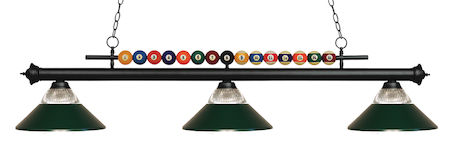 Z-Lite Shark 3 Light Billiard Light 170MB-RDG