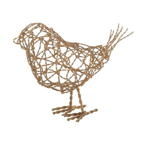 Brass Scribble Bird - Large