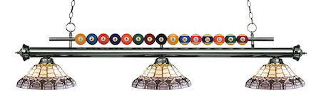 Z-Lite Shark 3 Light Billiard Light 170GM-H14-4