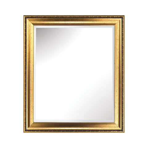 Lucrezia Composite Frame Wall Mirror In Gibson Gold