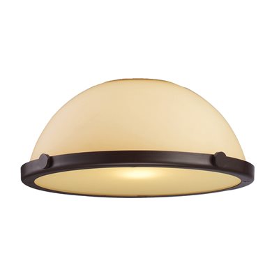 Chadwick Amber Glass Shade With Diffuser