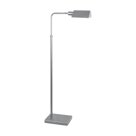 Pharmacy Floor Lamp In Satin Nickel