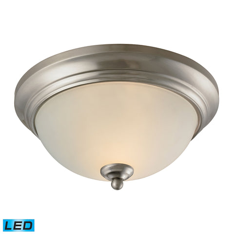 Huntington 2 Light LED Flushmount In Brushed Nickel