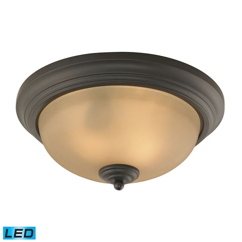 Huntington 3 Light LED Flushmount In Oil Rubbed Bronze