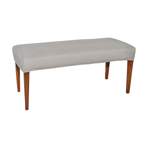 Couture Covers Double Bench Cover - Light Grey