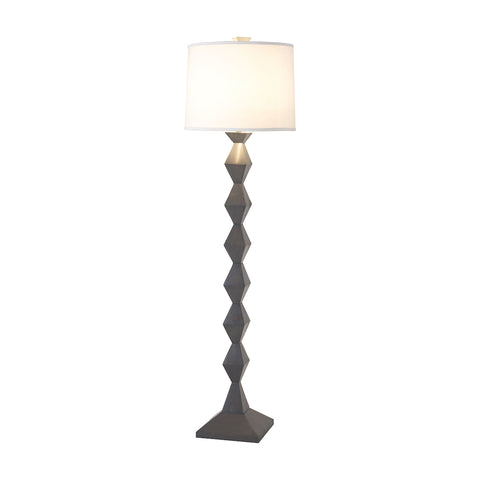 Ventura 1 Light Floor Lamp In Antique Smoke