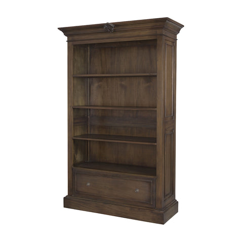 French Rococo Open Double Cabinet In Woodlands Stain