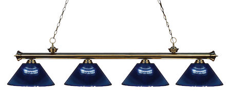 Z-Lite Riviera 4 Light Billiard Light 200-4AB-ARDB