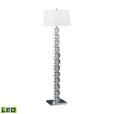 Cubist Crystal LED Floor Lamp