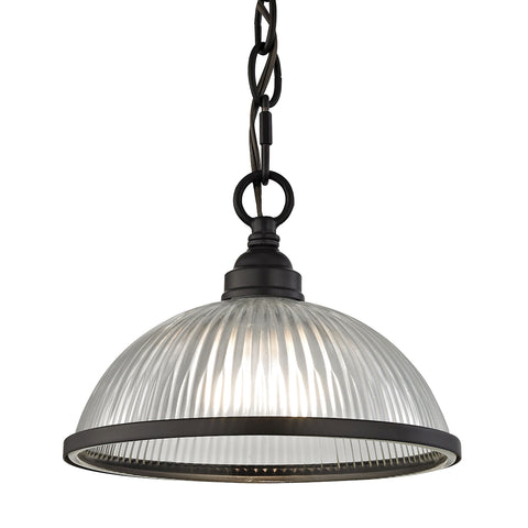 Liberty Park 1 Light Pendant In Oil Rubbed Bronze