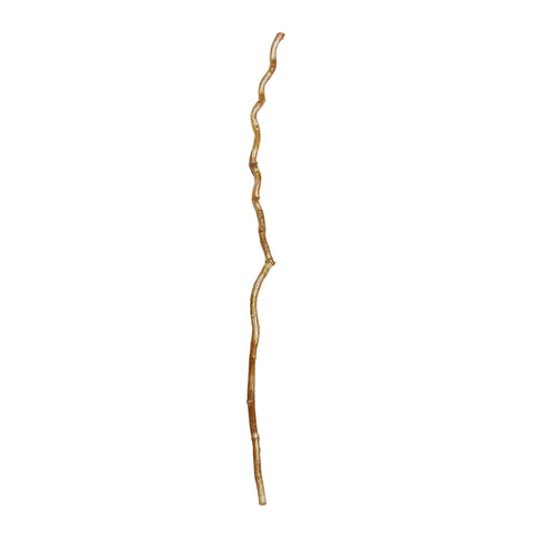 Decorative Twisted Stick In Golden Wash