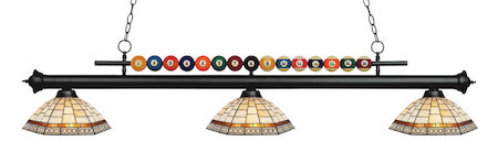 Z-Lite Shark 3 Light Billiard Light 170MB-Z14-35