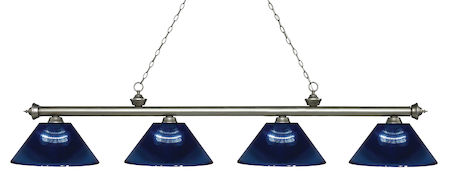 Z-Lite Riviera 4 Light Island/Billiard Light 200-4AS-ARDB