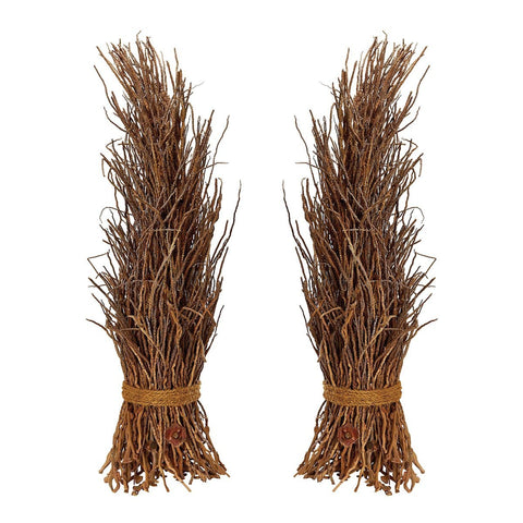 Natural Cocoa Twig Sheaf - Set of 2