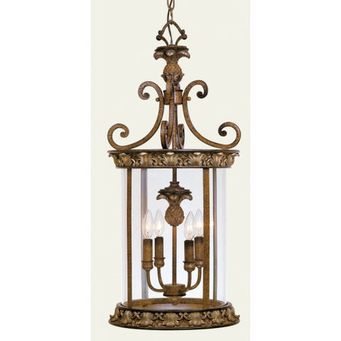 Livex Lighting Savannah 4 Light Venetian Patina Hall/Foyer