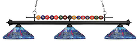 Z-Lite Shark 3 Light Billiard Light 170MB-D16-1