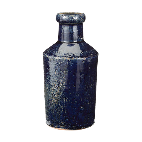 Rustic Denim Milk Bottle