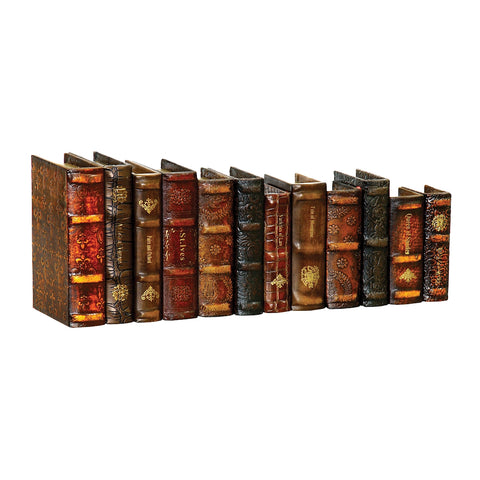 Set of 12 Leatherbound Books