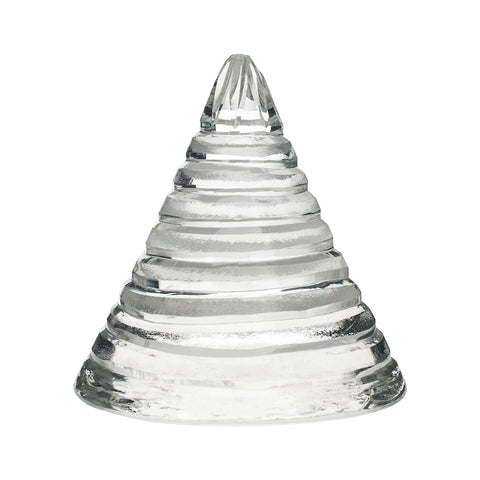 Large Sliced Glass Cone