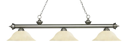 Z-Lite Riviera 3 Light Billiard Light 200-3AS-GM16