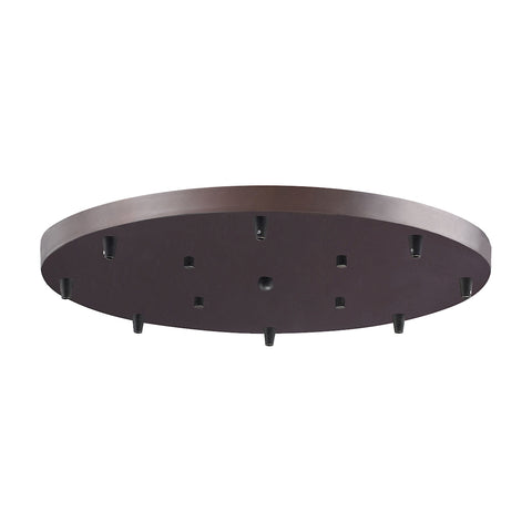 Illuminare Accessories 8 Light Round Pan In Oil Rubbed Bronze