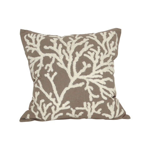 Coralyn 20x20 Pillow In Smoked Pearl