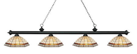 Z-Lite Riviera 4 Light Island/Billiard Light 200-4MB-Z14-35