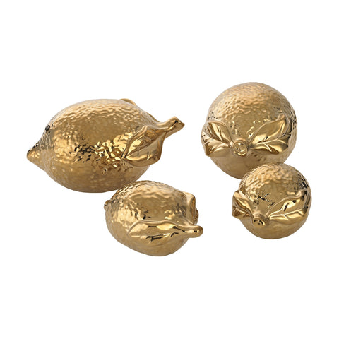 Gold Ceramic Lemons