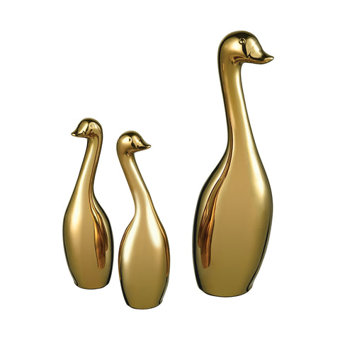 Golden Gosling Decorative Geese