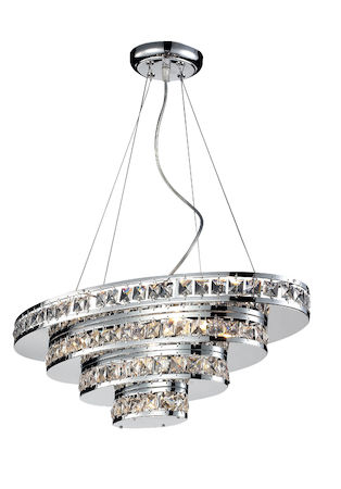 Z-Lite Ariel 5 Light Crystal Chandelier 884CH