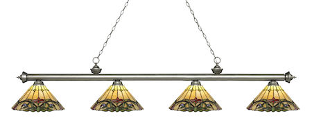 Z-Lite Riviera 4 Light Island/Billiard Light 200-4AS-Z14-49