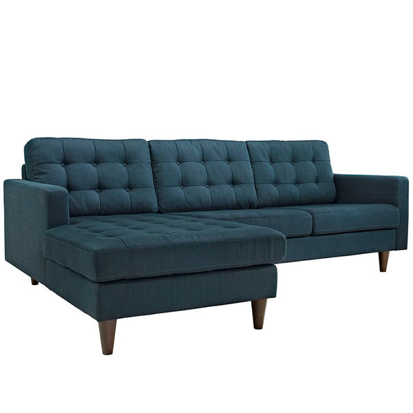 Empress Left-Facing Upholstered Sectional Sofa